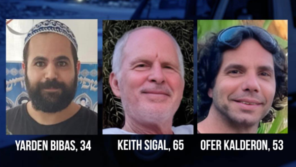 Tre israelske gisler ute fra Hamas-fangenskap i dag