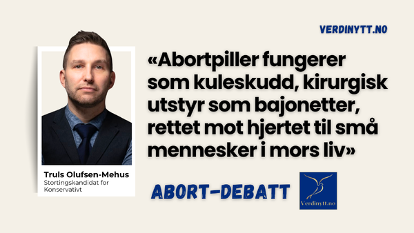 Krigen for de ufødte er en krig vi må vinne
