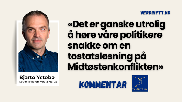 Tostatsløsningen er død, og kan ikke vekkes opp