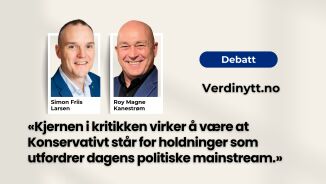 Stå opp for konservative verdier