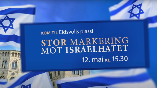 Stor markering mot Israel-hatet