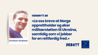 Nestekjærligheten må ikke forsvinne i frykt for eskalering, Olufsen-Mehus?