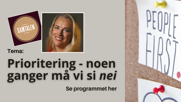 – Det er så mange forventninger vi gjerne vil leve opp til