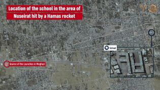 – Hamas-rakett traff skole på Gazastripen