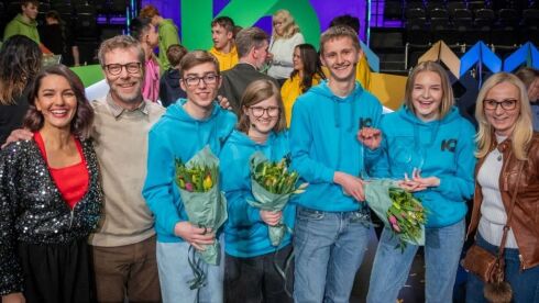 Kristen friskole vant den store Klassequizen på NRK