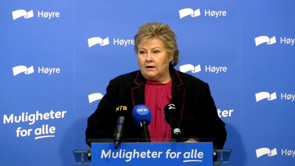 Solberg vil fortsette som både partileder og statsministerkandidat
