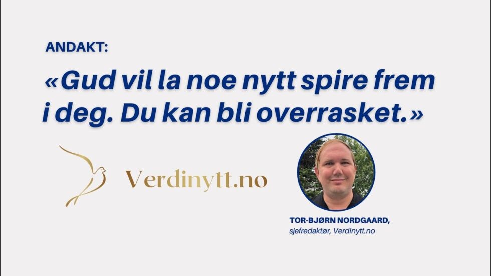 Nyttårsandakt: Du er invitert med på noe nytt