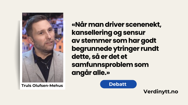 Kanselleringskulturen er kommet til Hadeland