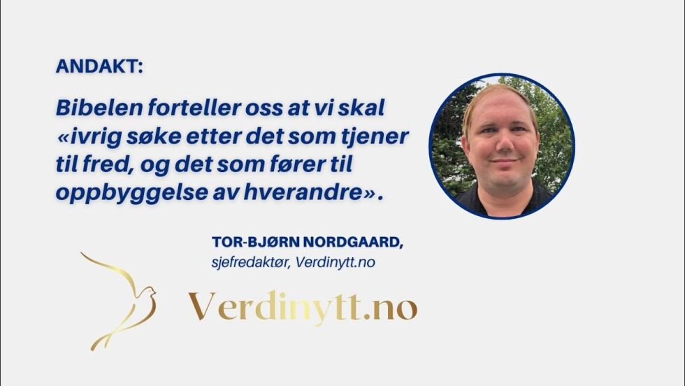 Andakt: «Det som tjener til fred»