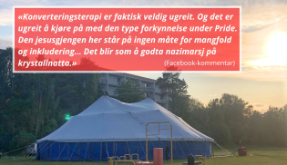 Storm i sosiale medier - fredelig Jesusmøte i sirkustelt
