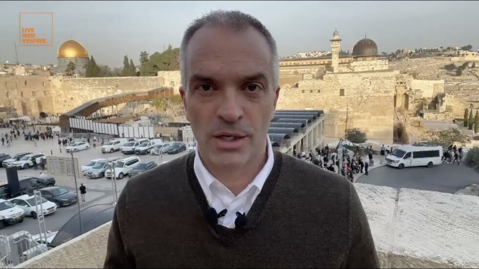 Bjarte Ystebø med en hilsen fra Jerusalem