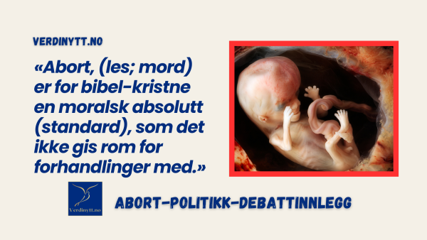 Å ta menneskeliv blir alltid galt og ondt