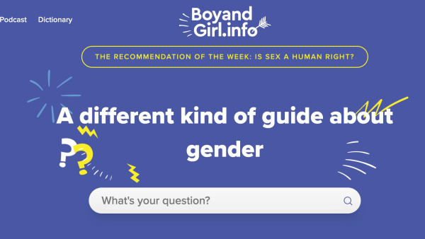 Guides young people in matters of sex and gender, body and emotions